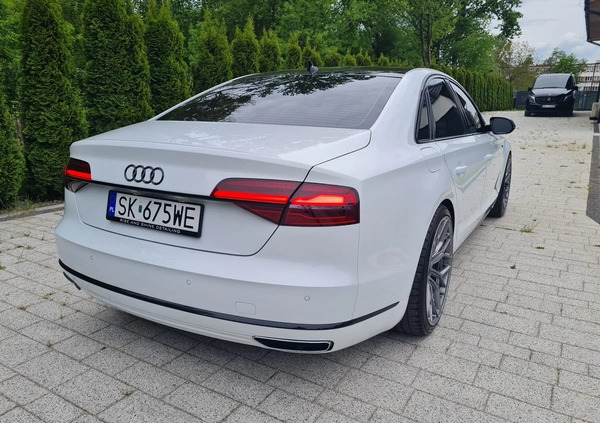 Audi A8 cena 165000 przebieg: 114000, rok produkcji 2015 z Katowice małe 191